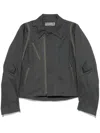 Kiko Kostadinov Gray Fox Racing Edition Fox Jacket In Grau
