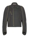 Kiko Kostadinov Gray Fox Racing Edition Fox Jacket In Dark Shadow