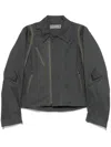Kiko Kostadinov Gray Fox Racing Edition Fox Jacket In Grey