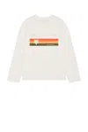 Kiko Kostadinov X Fox Racing Long Sleeve Tee Shirt In Off White