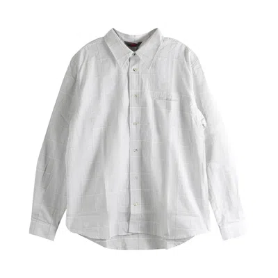 Pre-owned Kiko Kostadinov X Levi's Long-sleeve Shirt 'tan' | Cream | Men's Size Xl In White