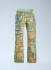 Kiko Kostadinov X Levis Printed Carina Jeans In Green