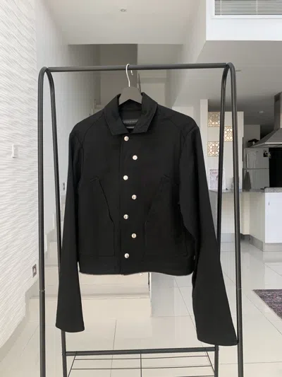 Pre-owned Kiko Kostadinov X Mackintosh 0004 Button Up Jacket In Black