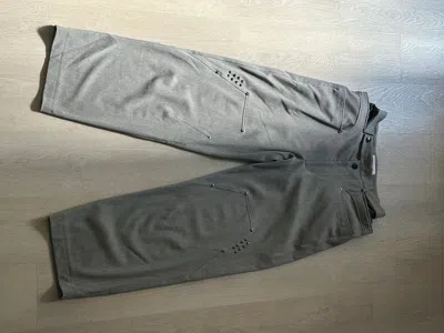 Pre-owned Kiko Kostadinov Xolo Antharas Wide Trousers In Grey