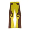 Kiko Kostadinov Yellow/brown Vieira Trousers In Yellow