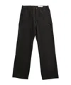 Kiko Kostadinov Zafar Cargo Trouser Cotton Weave In Black