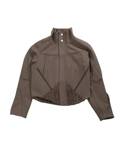 KIKO KOSTADINOV RUCHED-DETAILING JACKET