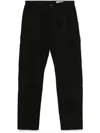 Kiko Kostadinov Zafar Cargo Trouser Cotton Weave In Black
