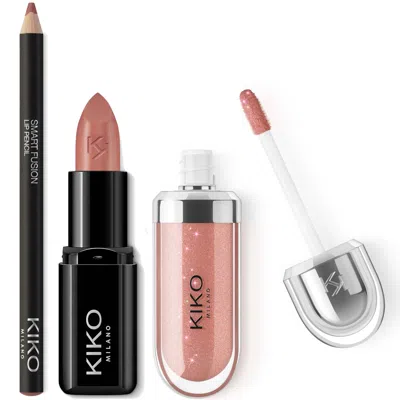 Kiko Milano Exclusive Cinnamon Brown Lip Trio
