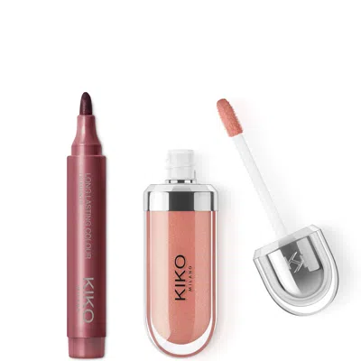 Kiko Milano Exclusive Lip Combo (various Shades) - 90's Modern Nude