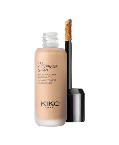 Kiko Milano Full Coverage 2-in-1 Foundation And Concealer, 0.85 Oz.