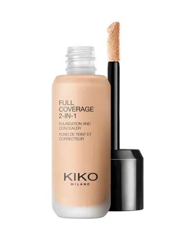 Kiko Milano Full Coverage 2-in-1 Foundation And Concealer, 0.85 Oz. In Neutral