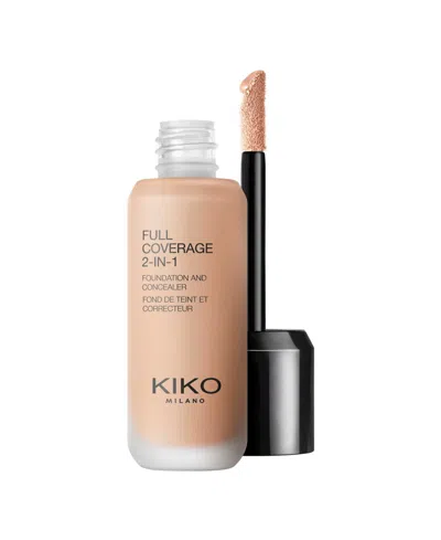Kiko Milano Full Coverage 2-in-1 Foundation And Concealer, 0.85 Oz. In Neutral