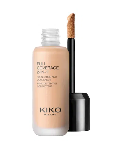 Kiko Milano Full Coverage 2-in-1 Foundation And Concealer, 0.85 Oz.