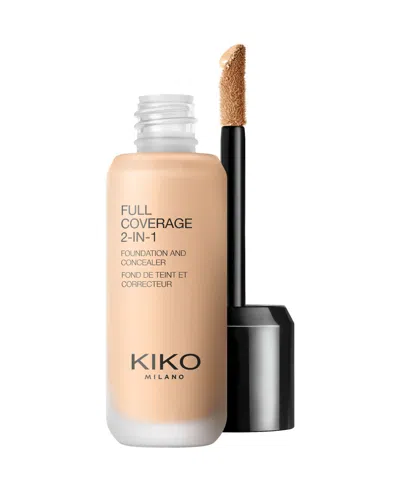 Kiko Milano Full Coverage 2-in-1 Foundation And Concealer, 0.85 Oz.