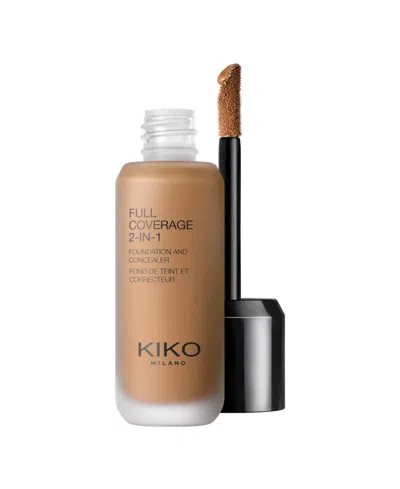 Kiko Milano Full Coverage 2-in-1 Foundation And Concealer, 0.85 Oz.