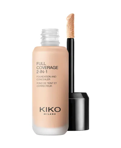 Kiko Milano Full Coverage 2-in-1 Foundation And Concealer, 0.85 Oz.