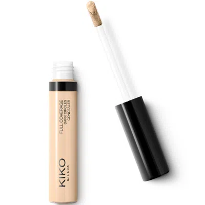 Kiko Milano Full Coverage Dark Circles Concealer 8ml (various Shades) - 14 Neutral Gold In White