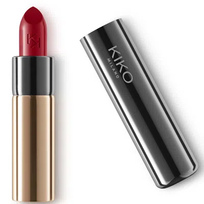 Kiko Milano Gossamer Creamy Lipstick 3.5g (various Shades) - 113 Pearly Tulip Red In White