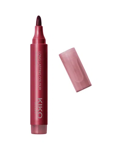 Kiko Milano Long Lasting Color Lip Marker, 0.08 Oz. In Red