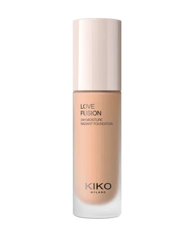 Kiko Milano Love Fusion 24-hour Moisture Radiant Foundation, 1.01 Oz. In Brown