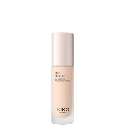 Kiko Milano Love Fusion Radiant Foundation 30ml (various Shades) - 1 Warm Gold