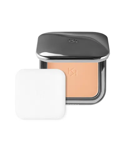 Kiko Milano Matte Fusion Pressed Powder, 0.42 Oz. In Brown