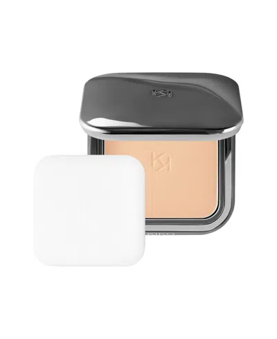 Kiko Milano Matte Fusion Pressed Powder, 0.42 Oz. In Transparent