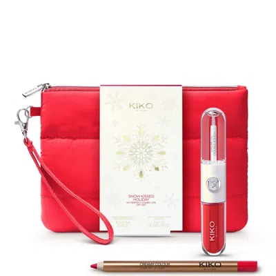 Kiko Milano My Perfect Combo Lips Gift Set (worth £20.98) - 03 Festive Fire