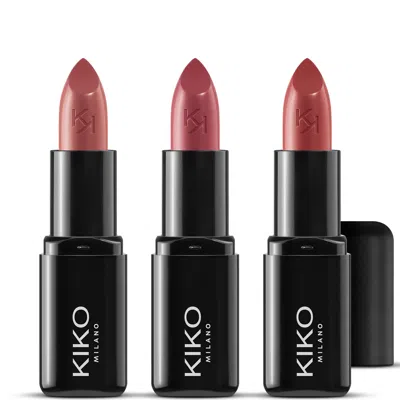 Kiko Milano Smart Fusion Lipstick Kit - Rosy Dream In White