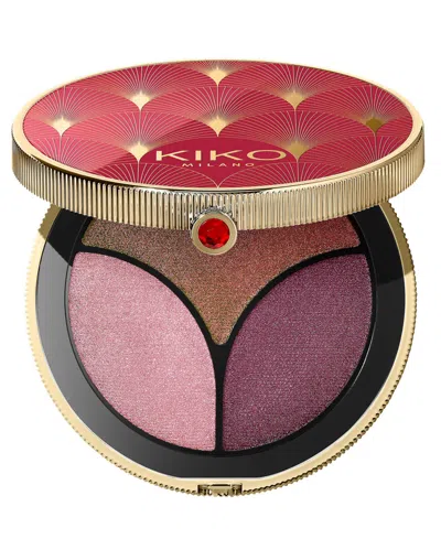 Kiko Milano Triple Charm Eyeshadow Palette, 0.12 Oz. In 02 - Pinkish Dream