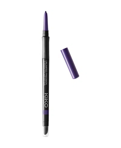 Kiko Milano Unlimited Precision Automatic Eyeliner And Khol, 0.012 Oz. In Purple