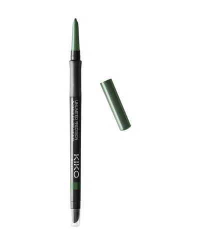 Kiko Milano Unlimited Precision Automatic Eyeliner And Khol, 0.012 Oz. In Green