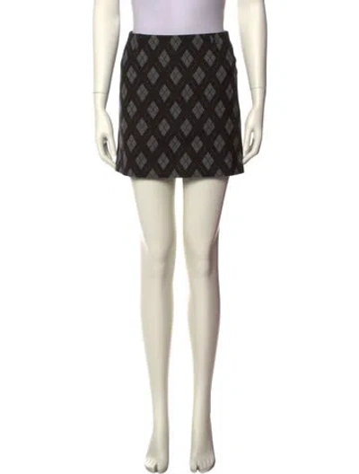 Pre-owned Kiko Mizuhara For Opening Ceremony Wool Mini Skirt In Neutral