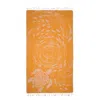Kikoya Turtle Beach Towels In Mustard In Orange