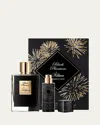 Kilian Black Phantom - "memento Mori" Icon Perfume 2-piece Gift Set In Transparent