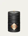 Kilian Cuir Venise Small Pillar Candle In Black