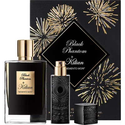 Kilian Paris Black Phantom 'memento Mori' Perfume Gift Set In Transparent