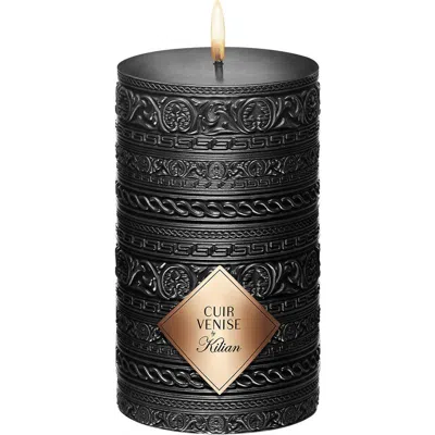 Kilian Paris Cuir Venise Pillar Candle In Transparent