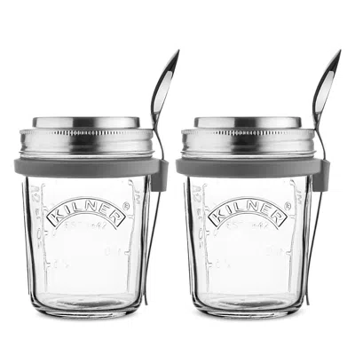 KILNER BREAKFAST JARS, SET OF 2