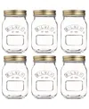 Kilner Canning Jar 17 Oz, Set Of 6 In Clear