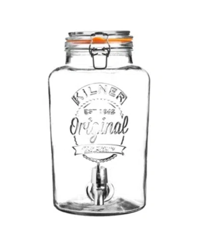 Kilner Clip Top 2.1 Gallon Drinks Dispenser In Clear