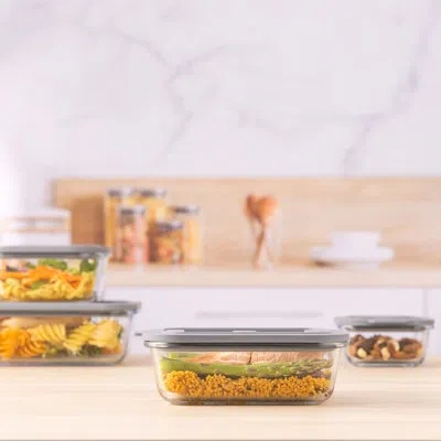 Kilner Fresh Storage - Set Of 4 (10.5, 21.3, 27, 50.7oz) In Clear