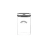 Kilner Fresh Storage Square Jar, Borosilicate Glass Food Container In Transparent