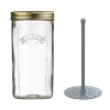 Kilner Pickle Jar With Lifter, 34 Ounce In Transparent
