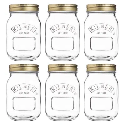 Kilner Preserve Canning Jar In Clear,gold