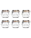 Kilner Square Clip Top Jar 17 Oz, Set Of 6 In Clear