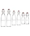 Kilner Square Clip Top Bottle Set In Clear