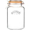 Kilner Square Clip Top Jar For Canning And Food Storage In Transparent