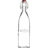 Kilner Square Swing Top Bottle, 34 Ounce In Transparent